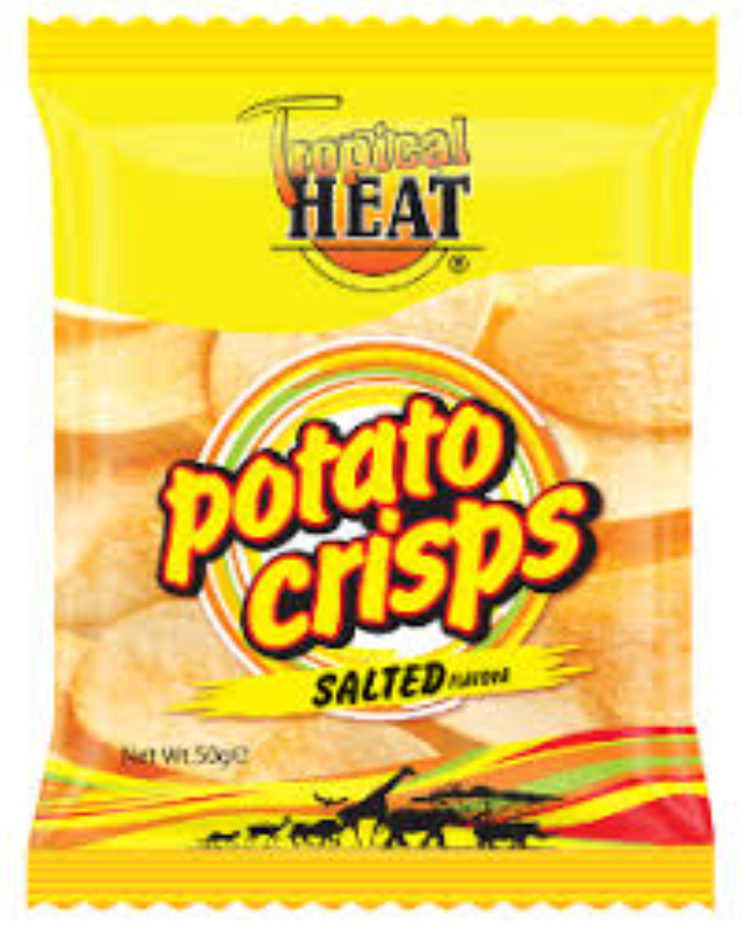 TROPICAL HEAT SALTED CRISPS 200G